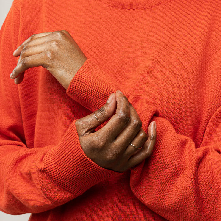 MELAWEAR Damen Feinstrick-Pullover "VITI" Tomato S