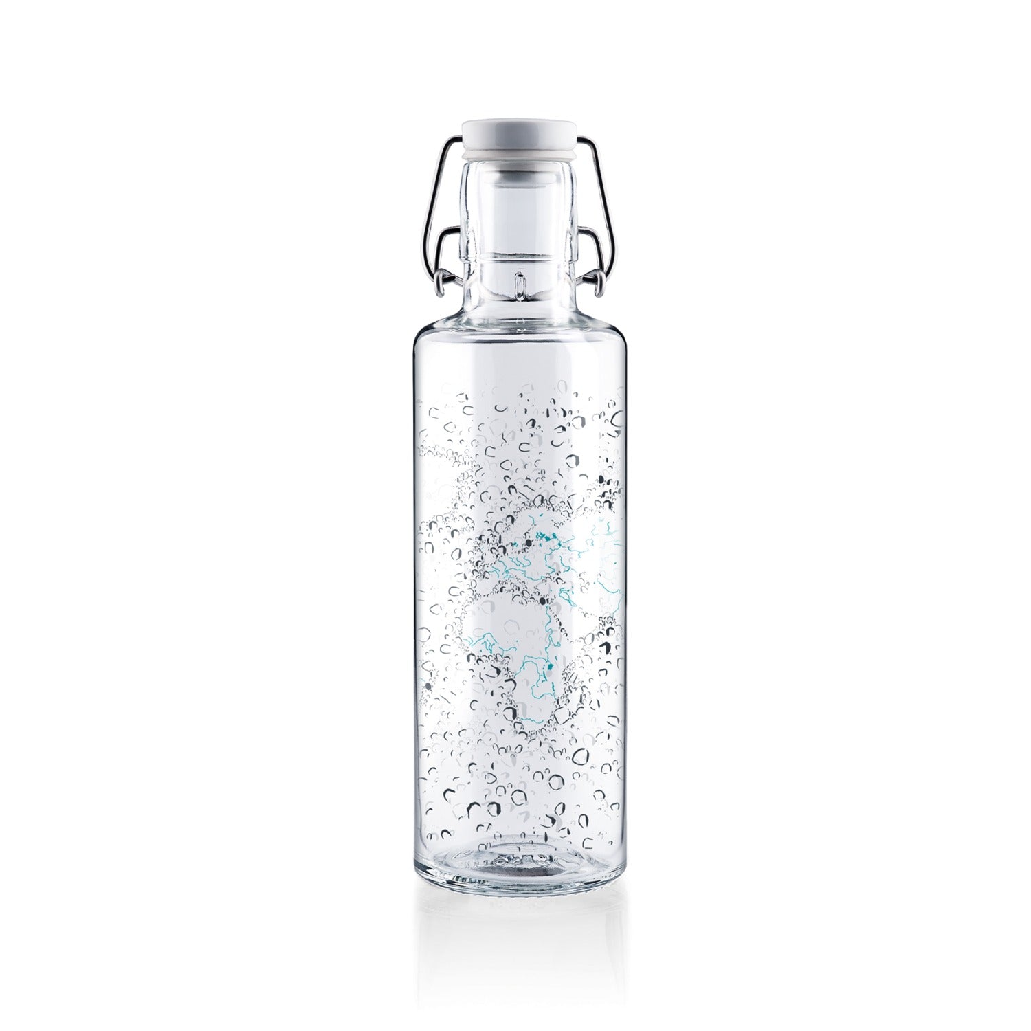 soulbottles 0,6l Glastrinkflasche "Waterworld"