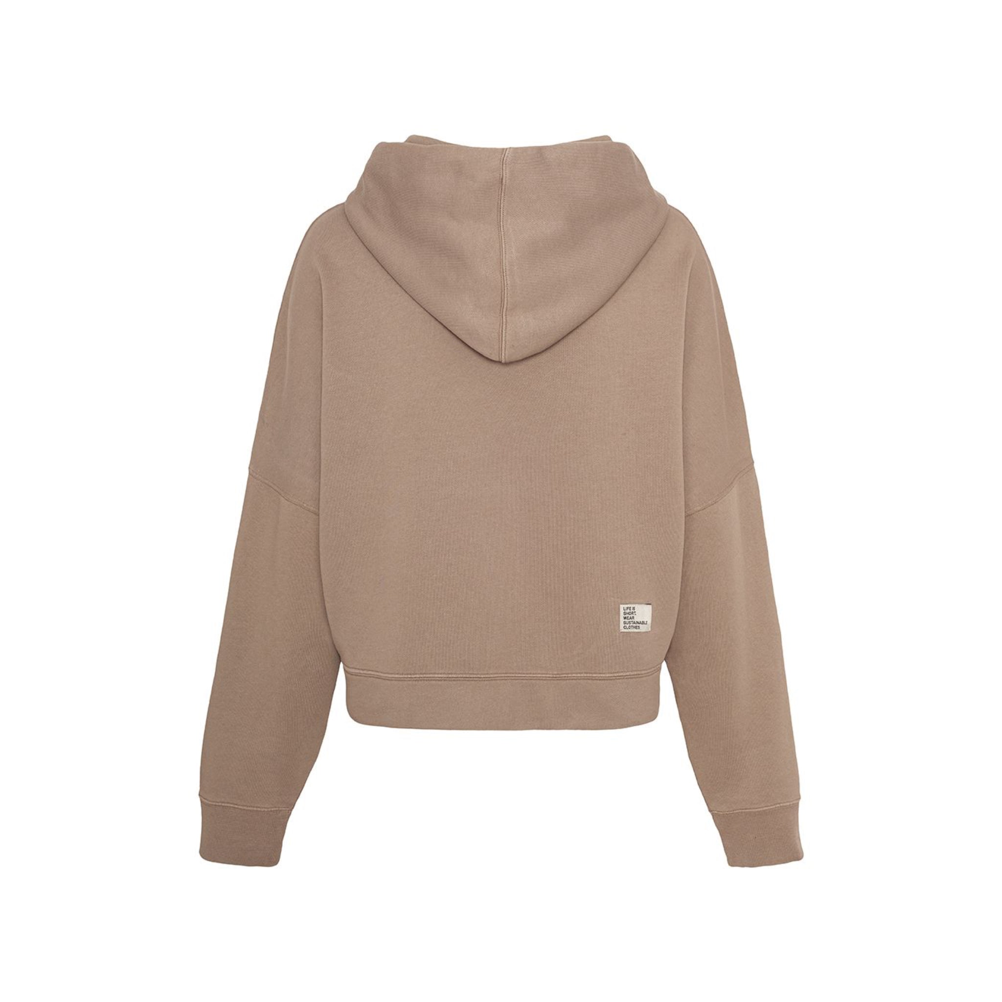 liv bergen Hoodie cropped "100% Organic Cotton"