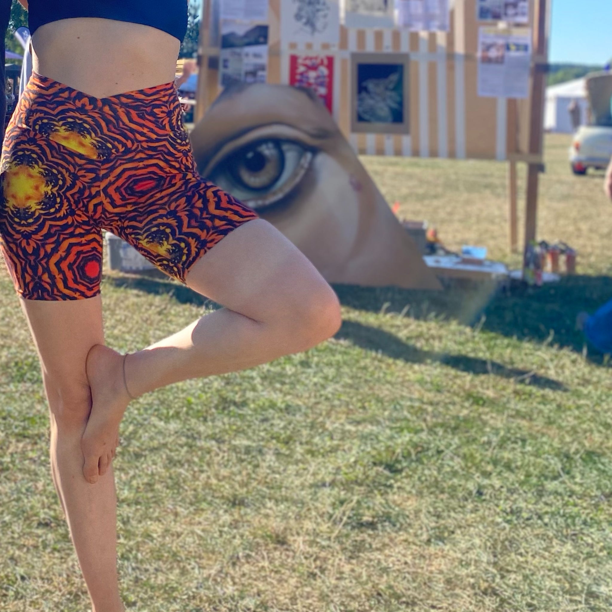 BUDEVI Yoga Leggings kurz Wild Thing