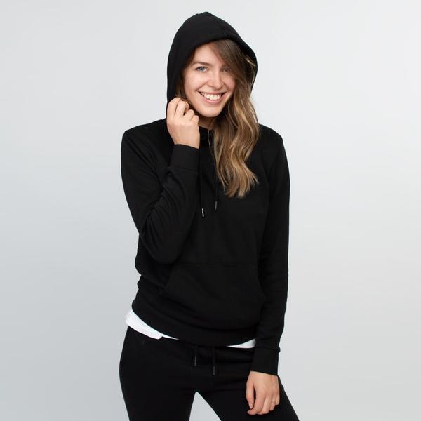 Honest Basics "Hoodie Women" Black