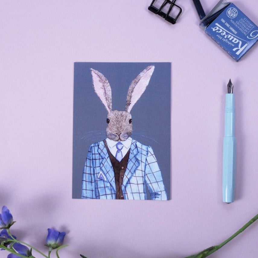 wonder of today Postkarte Hase DIN A6