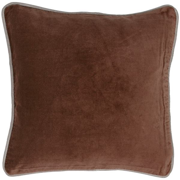 LIV interior Kissenhülle aus Samt 45x45 cm Henna