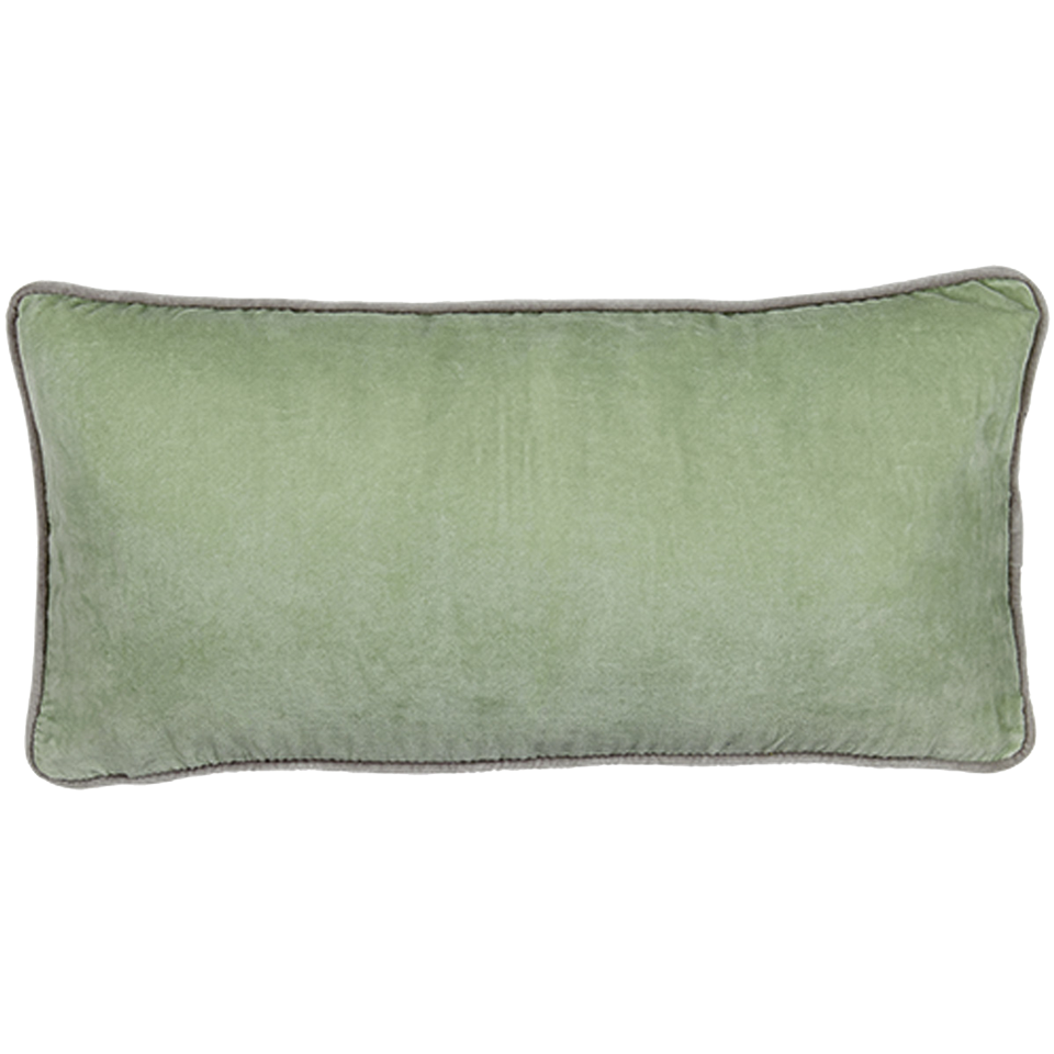LIV interior Kissenhülle aus Samt 30x60 cm Sage