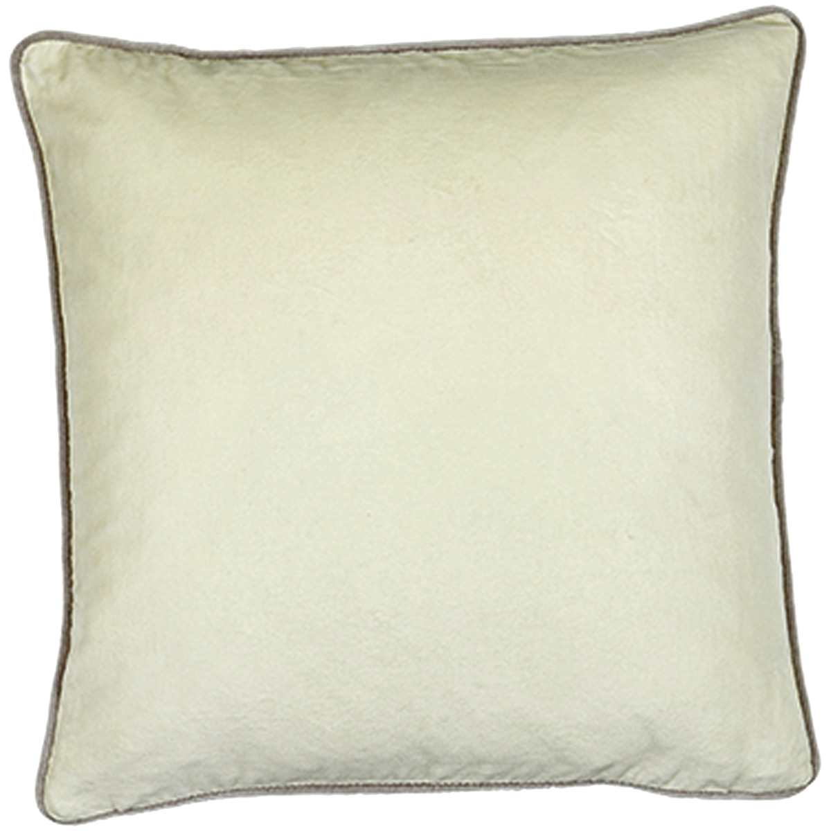 LIV interior Kissenhülle aus Samt 45x45 cm Ecru
