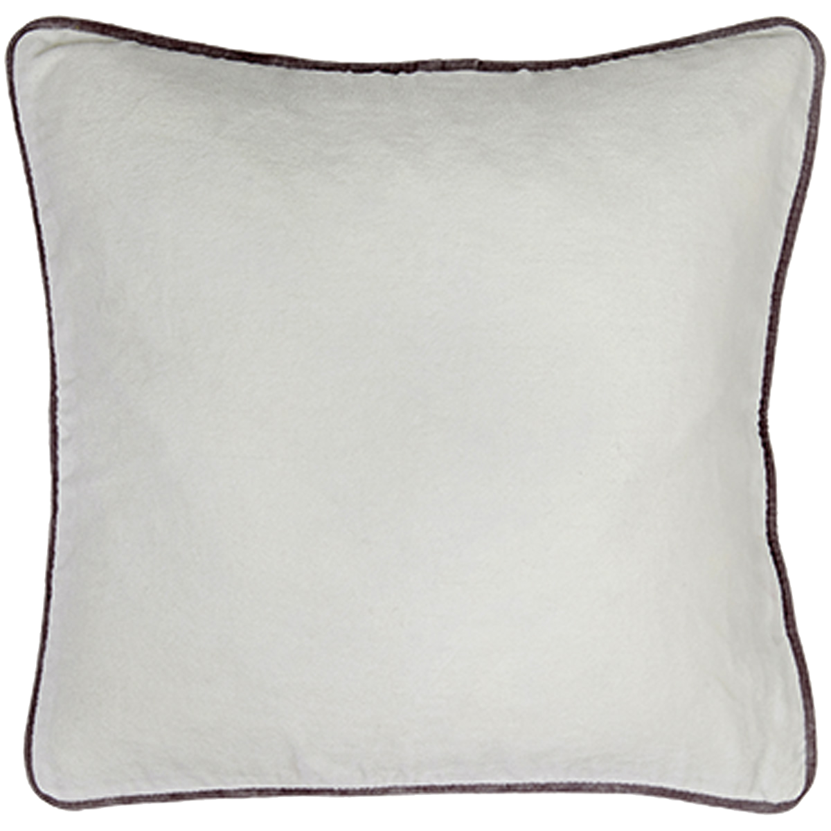 LIV interior Kissenhülle aus Samt 45x45 cm Cream