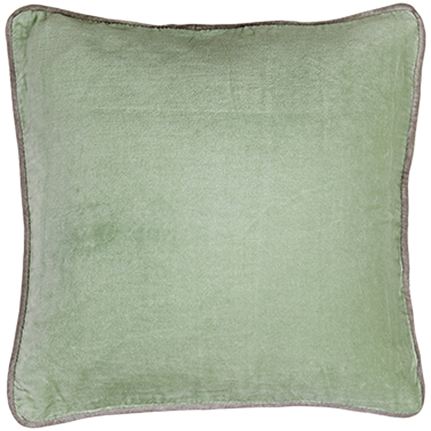 LIV interior Kissenhülle aus Samt 60x60 cm Sage