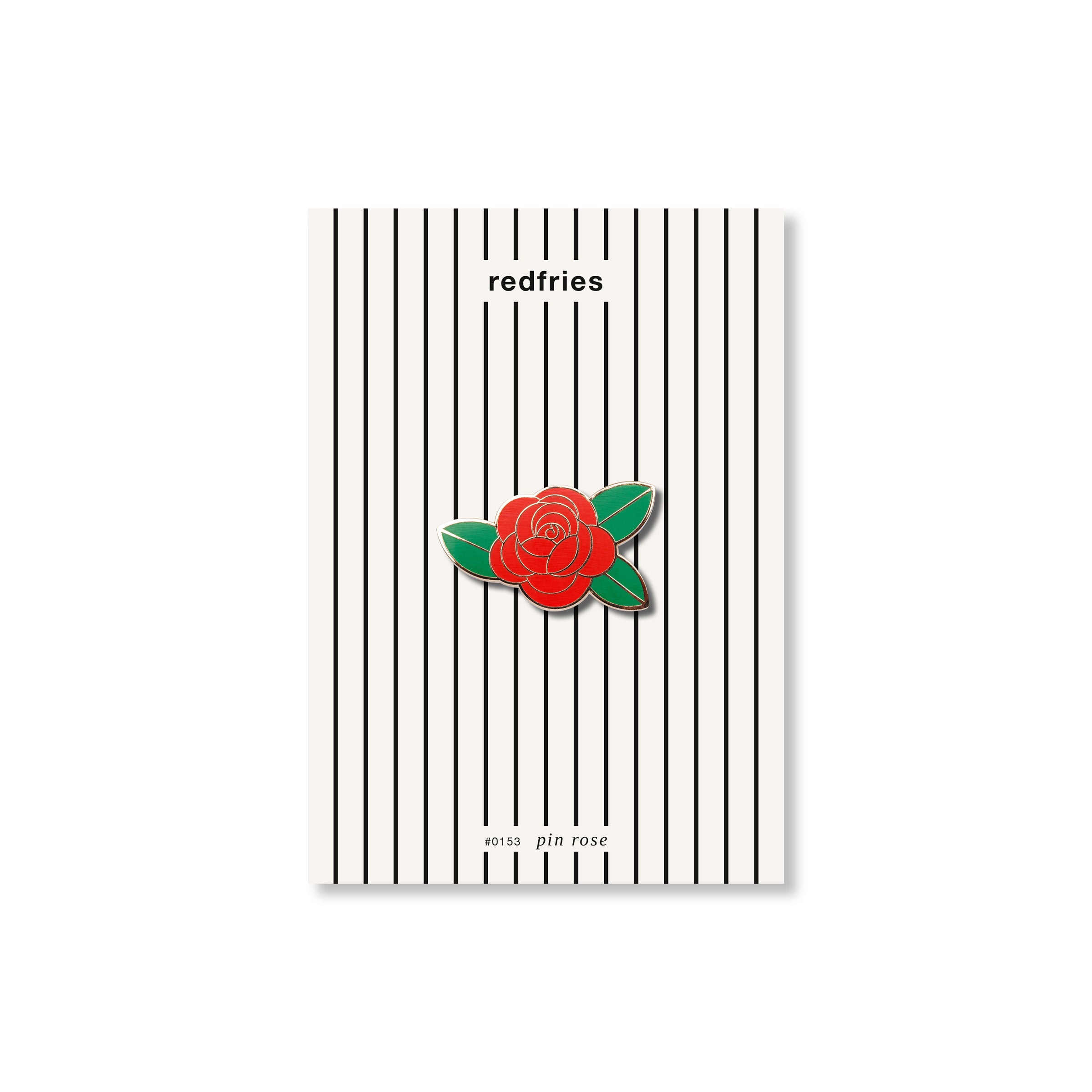 redfries Pin Hartemaille mit Schmetterlingsverschluss