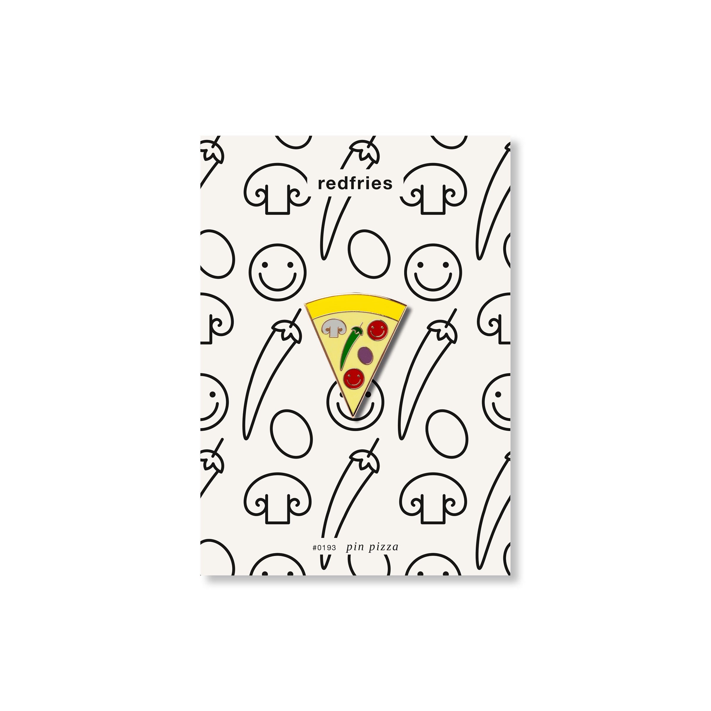 redfries Pin Hartemaille mit Schmetterlingsverschluss