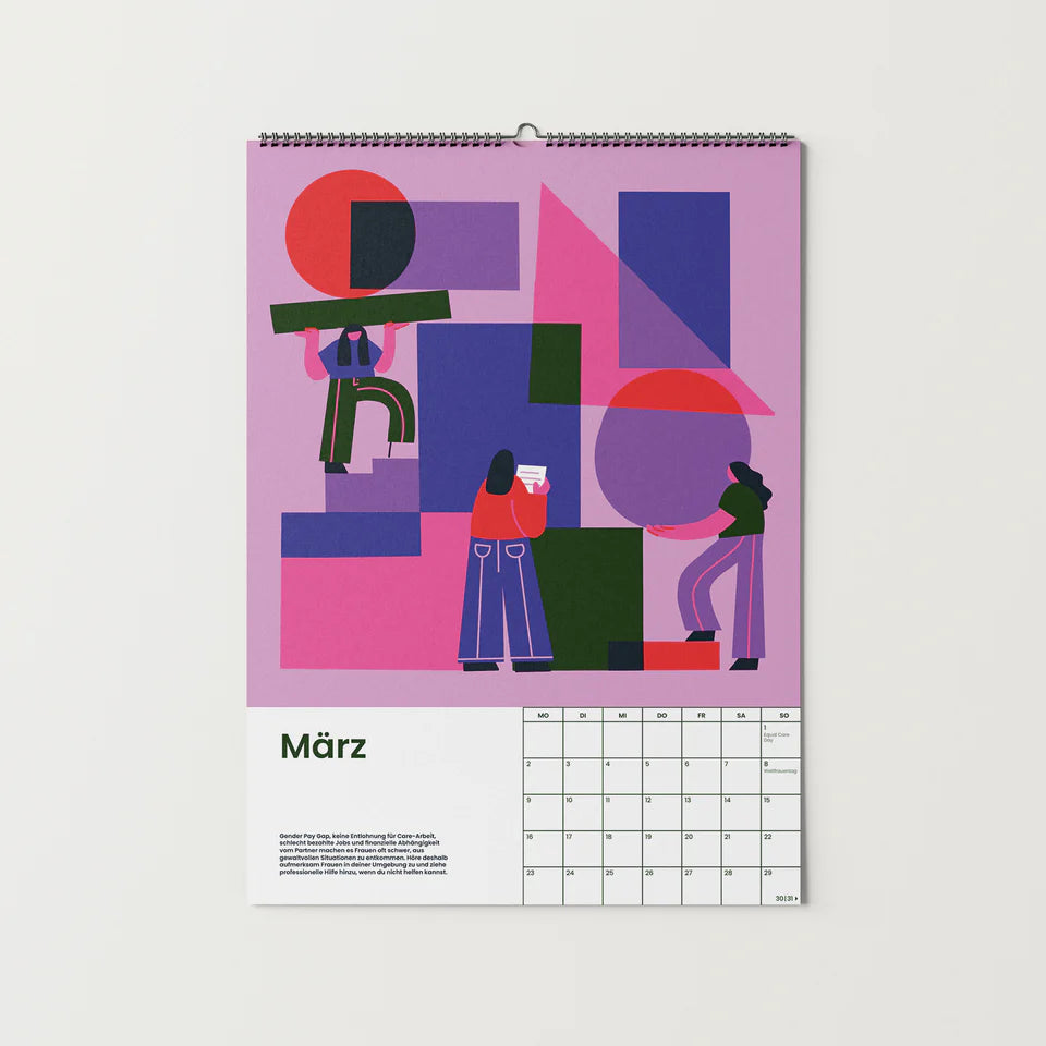 Girls in Motion Kalender "Girls support Girls 2026" DIN A4