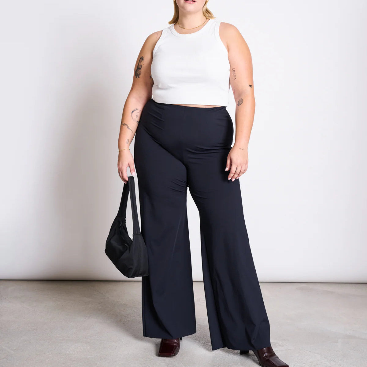 JAN N JUNE Wide Pants Marlene black
