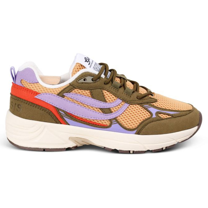 Genesis Footwear "G-Eco`99 Multi Colour" Olive Mustard Lavender