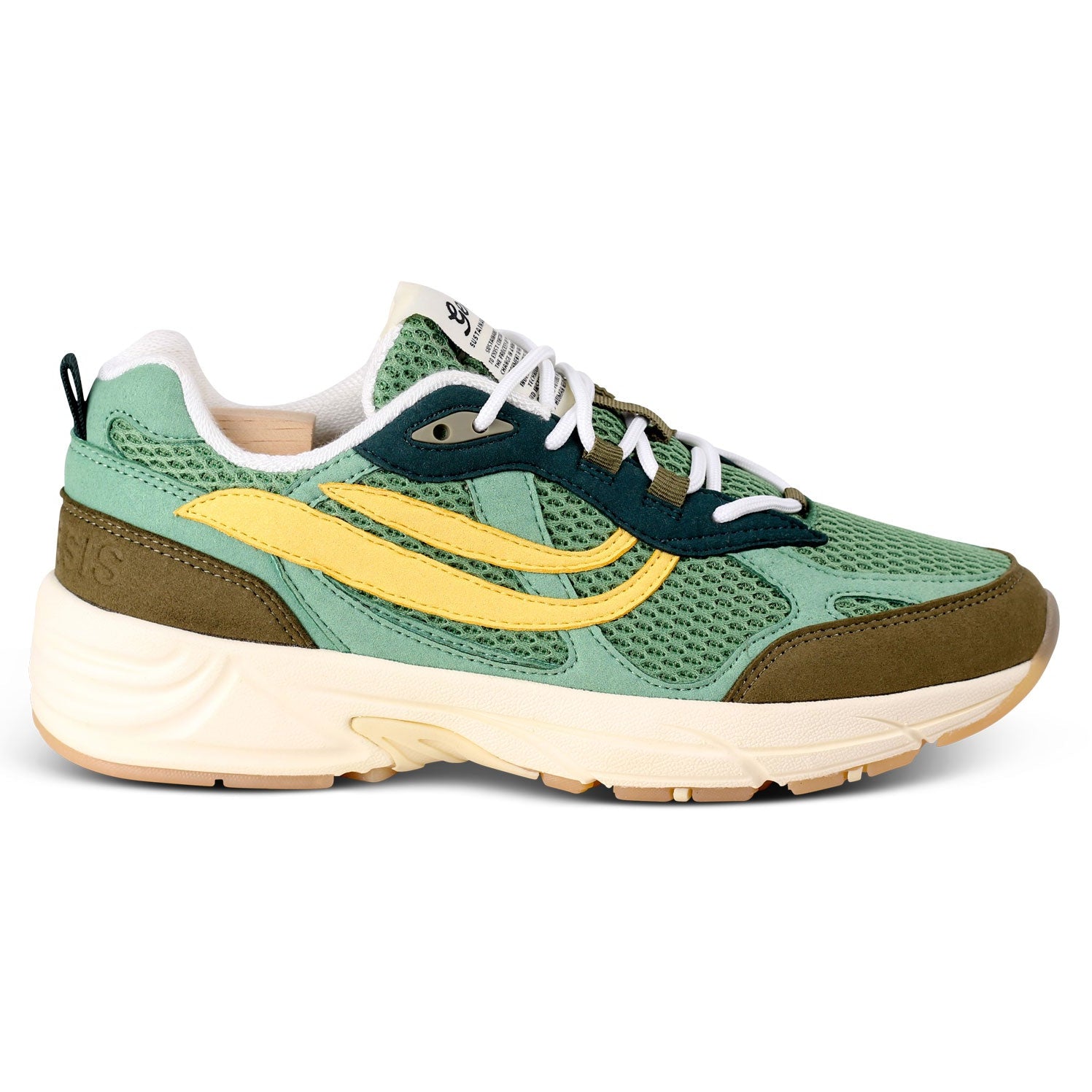 Genesis Footwear "G-Eco`99 Multi Colour" Olive Green Yellow