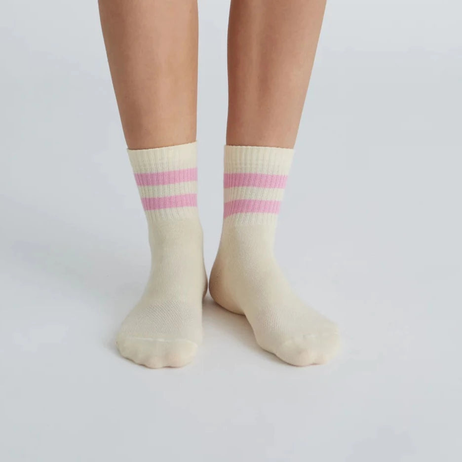 Jutelaune Socken "Anklets" Pink