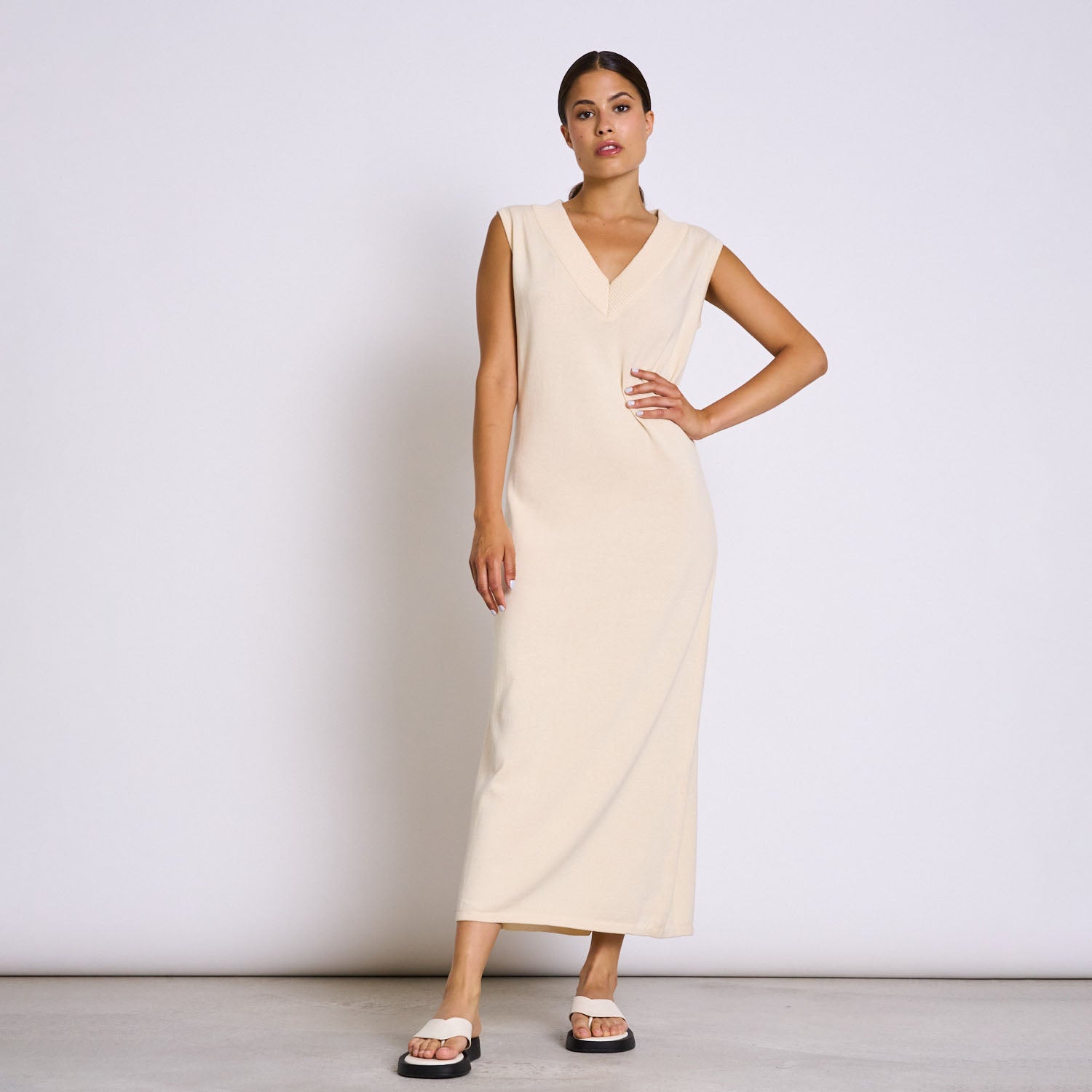 JAN N JUNE Kleid "BRAGA" beige