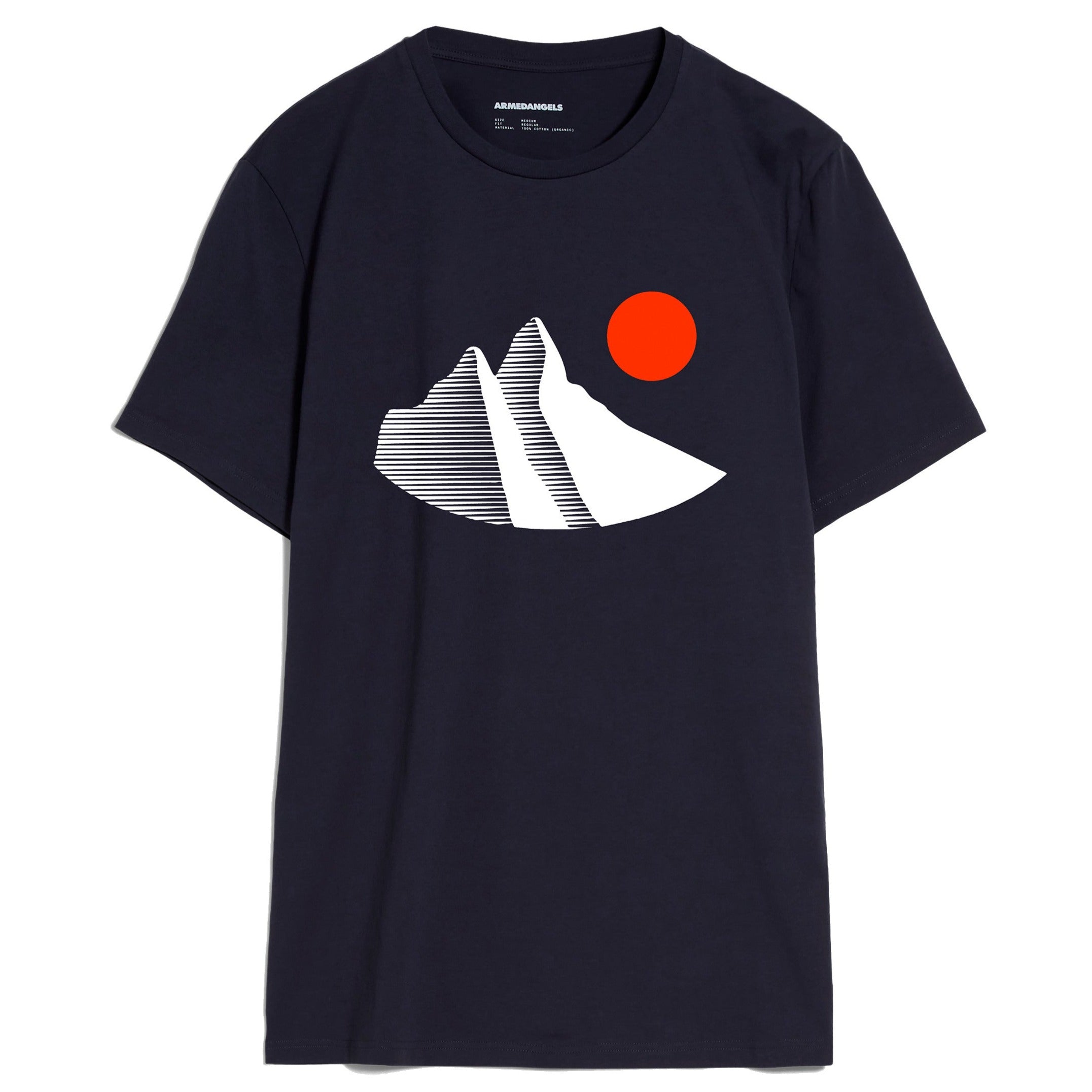ARMEDANGELS T-Shirt "JAAMES RETRO BIG" Night Sky