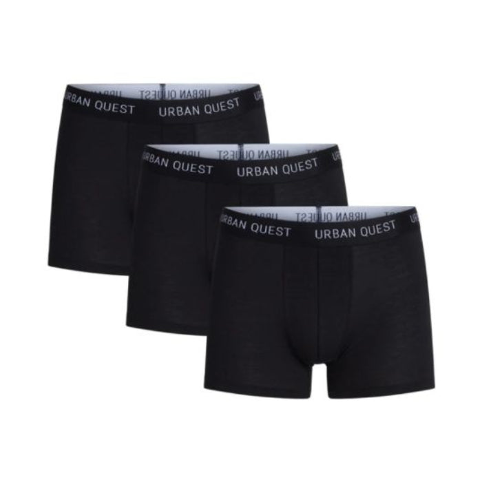Urban Quest Herren Tights "Bamboo" 3er Pack Black