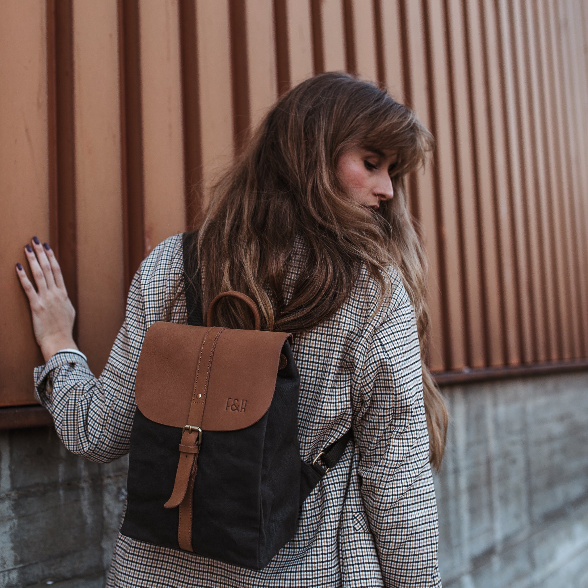 Fitz & Huxley Rucksack "SOLSTICE" mini grey