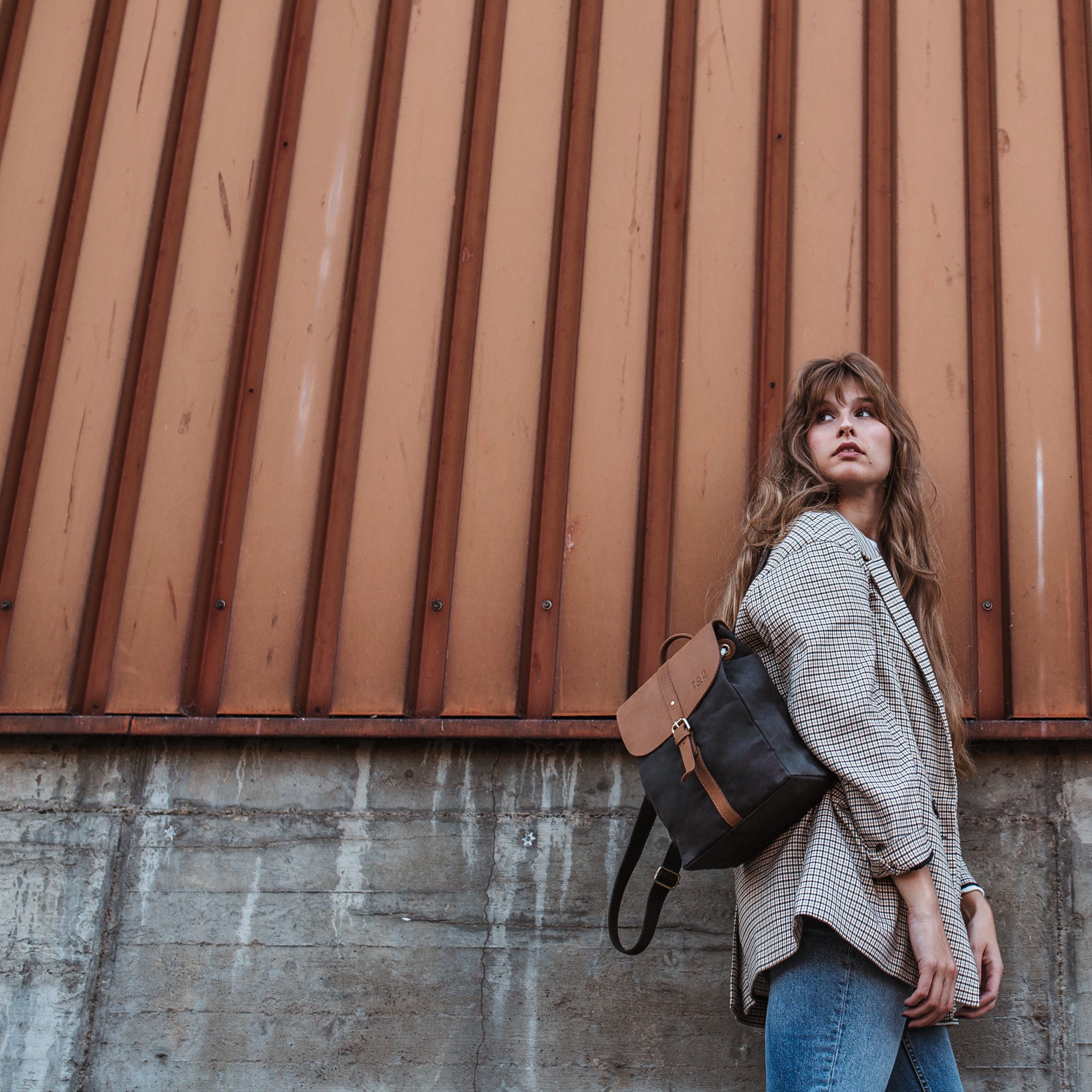 Fitz & Huxley Rucksack "SOLSTICE" mini grey