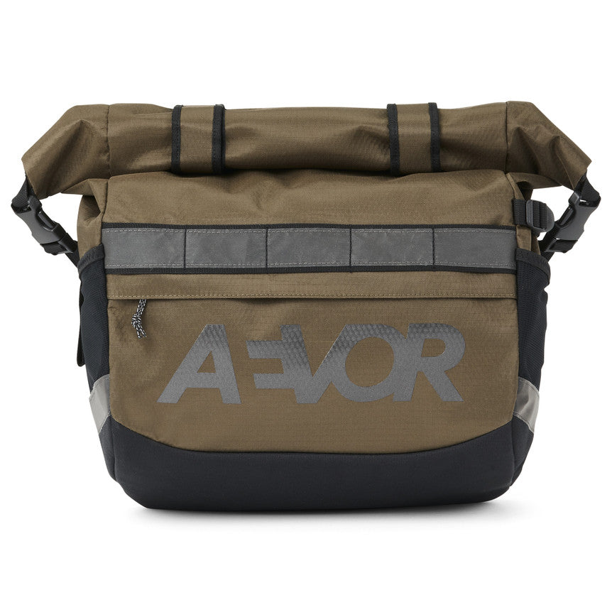 AEVOR Schultertasche "Triple Bike Bag" Proof Olive Gold 15 - 24 l