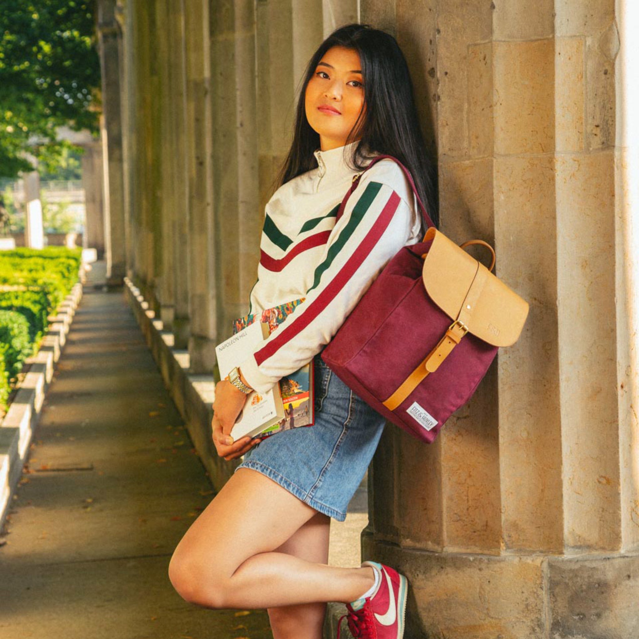 Fitz & Huxley Rucksack "SOLSTICE" berry