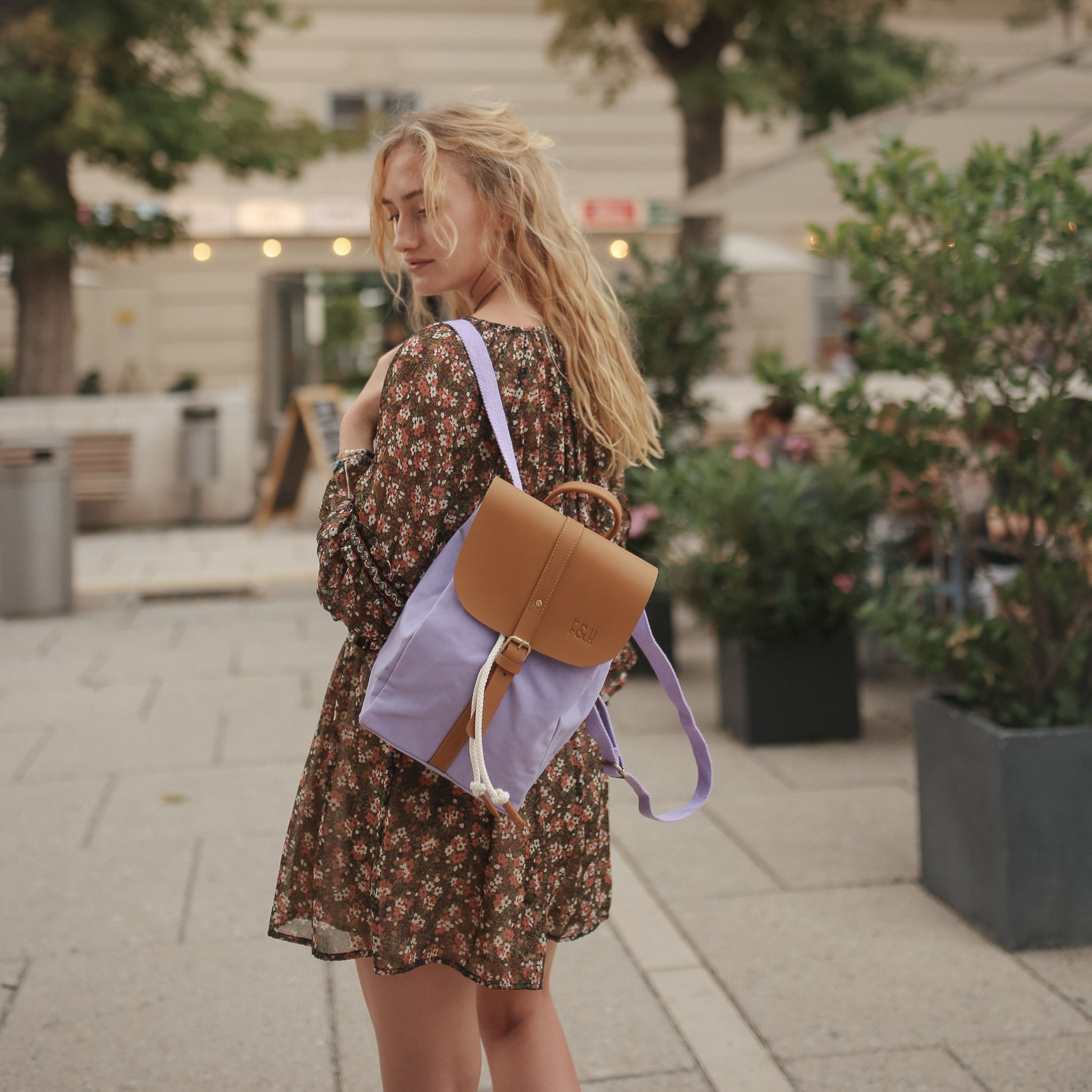 Fitz & Huxley Rucksack "SOLSTICE" mini lilac