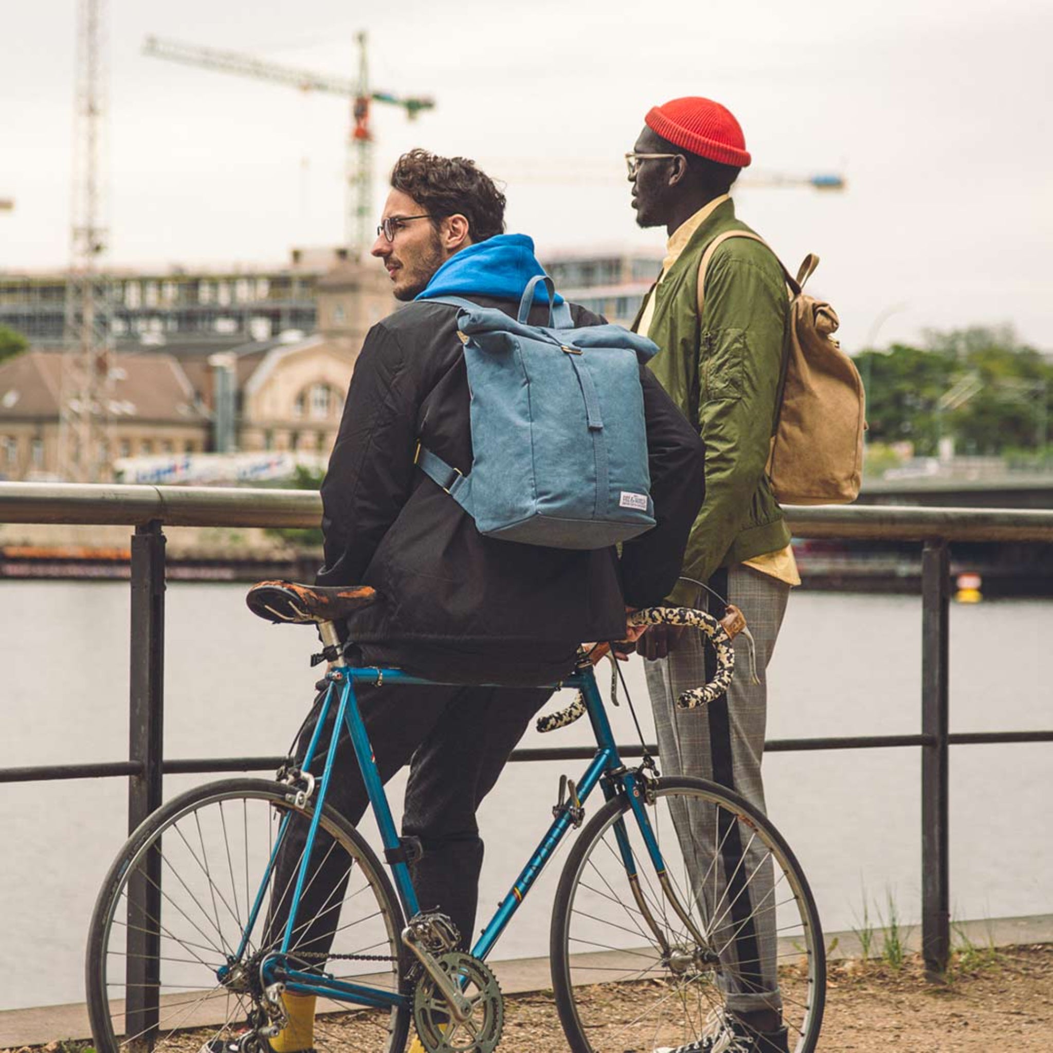Fitz & Huxley Rucksack "CONVEYOR" Big Jeans VEGAN