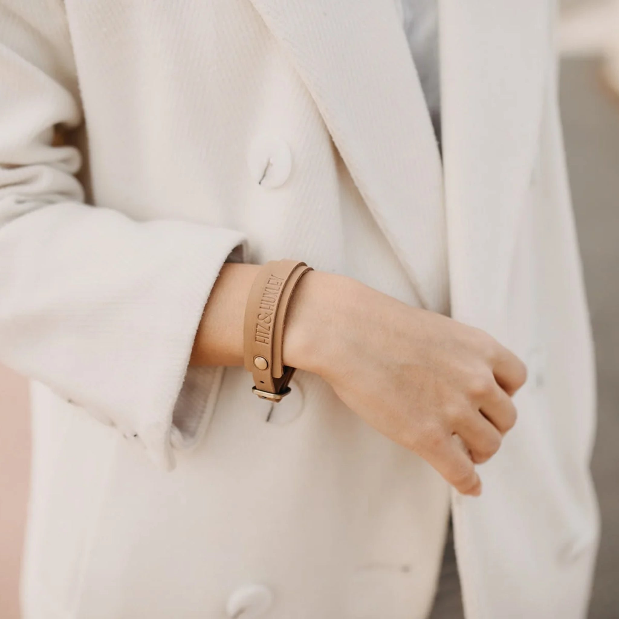 Fitz & Huxley Unisex Lederarmband "ALLY"