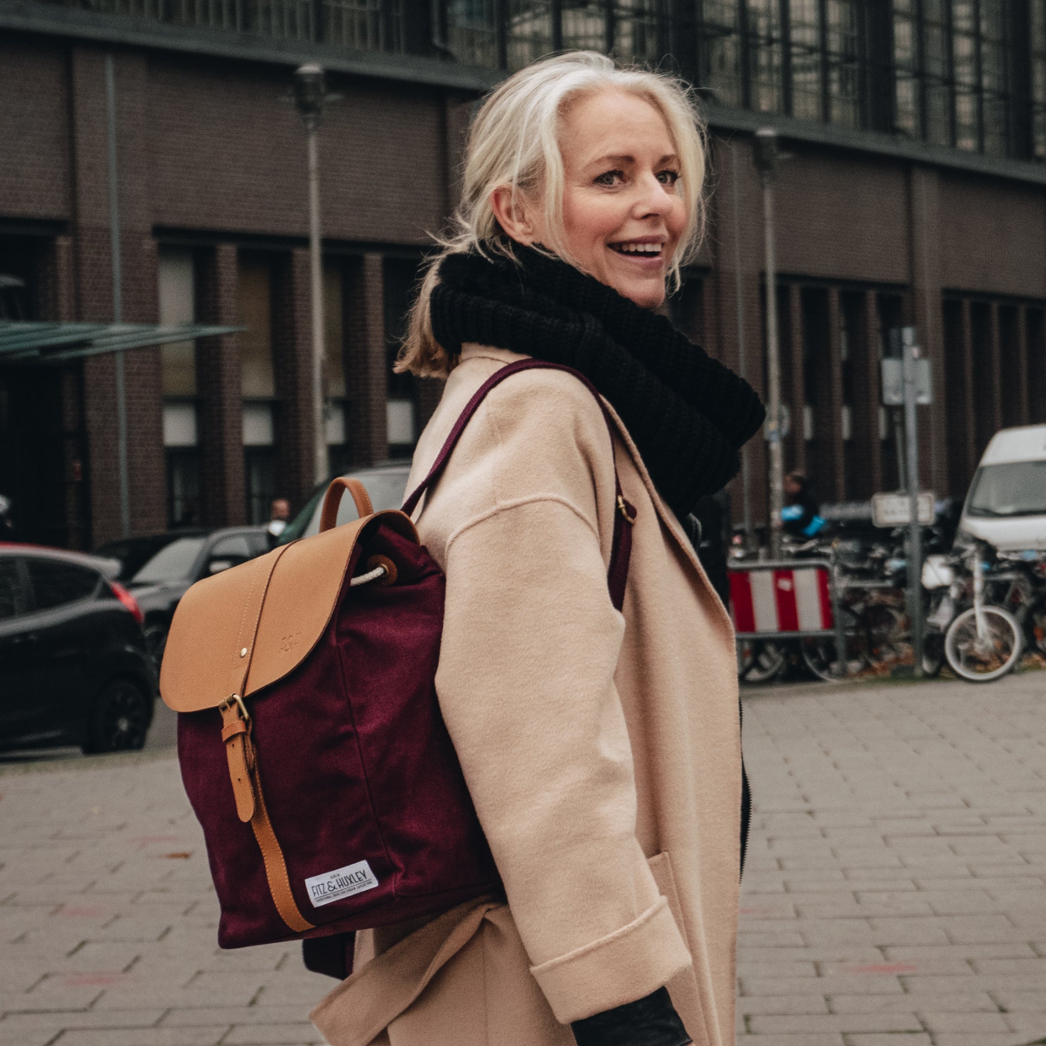 Fitz & Huxley Rucksack "SOLSTICE" berry
