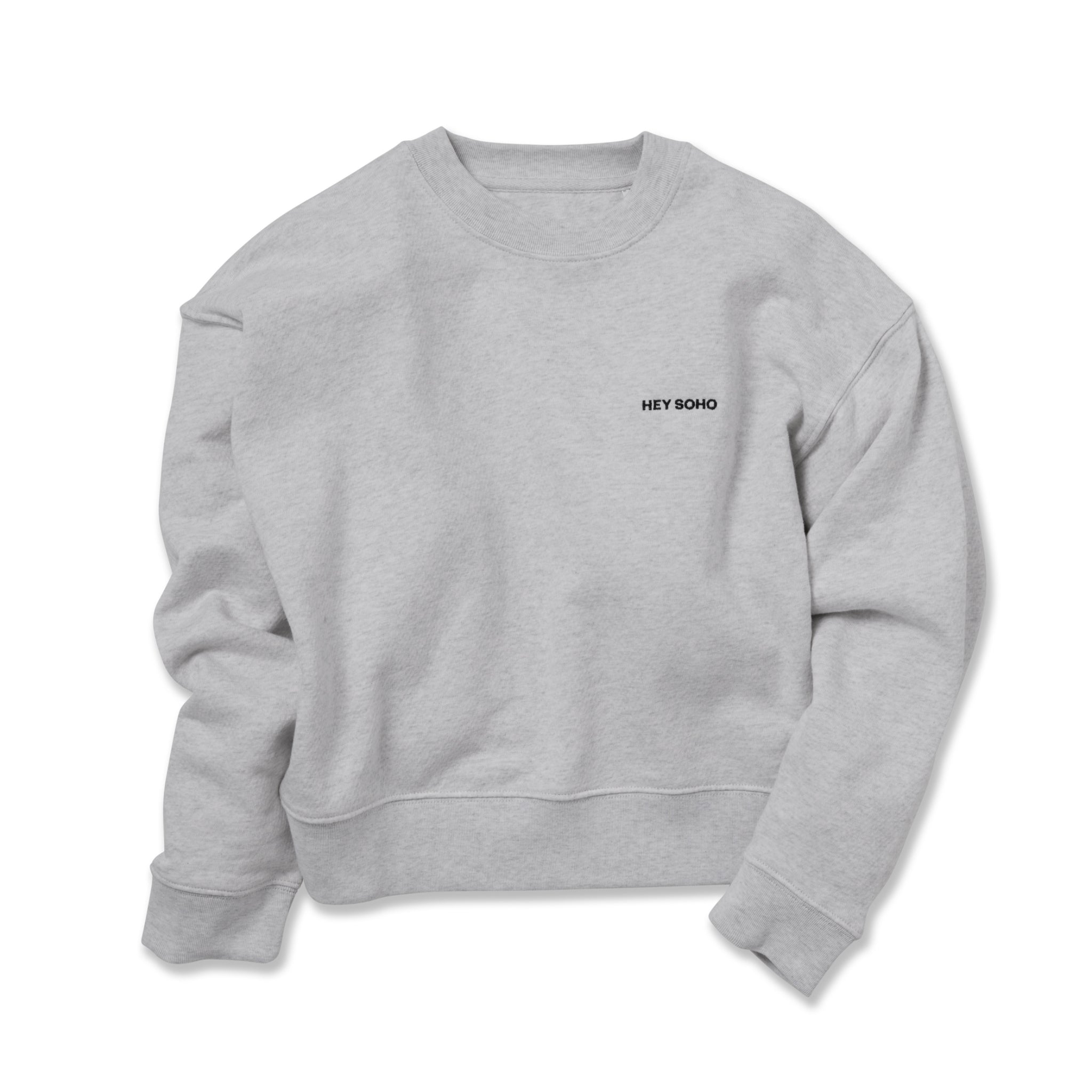 hey soho Cropped Sweater "Hey Soho" Greige