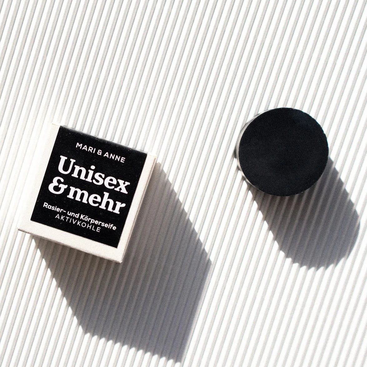 MARI&ANNE Rasierseife "Unisex und Mehr" 20g Aktivkohle