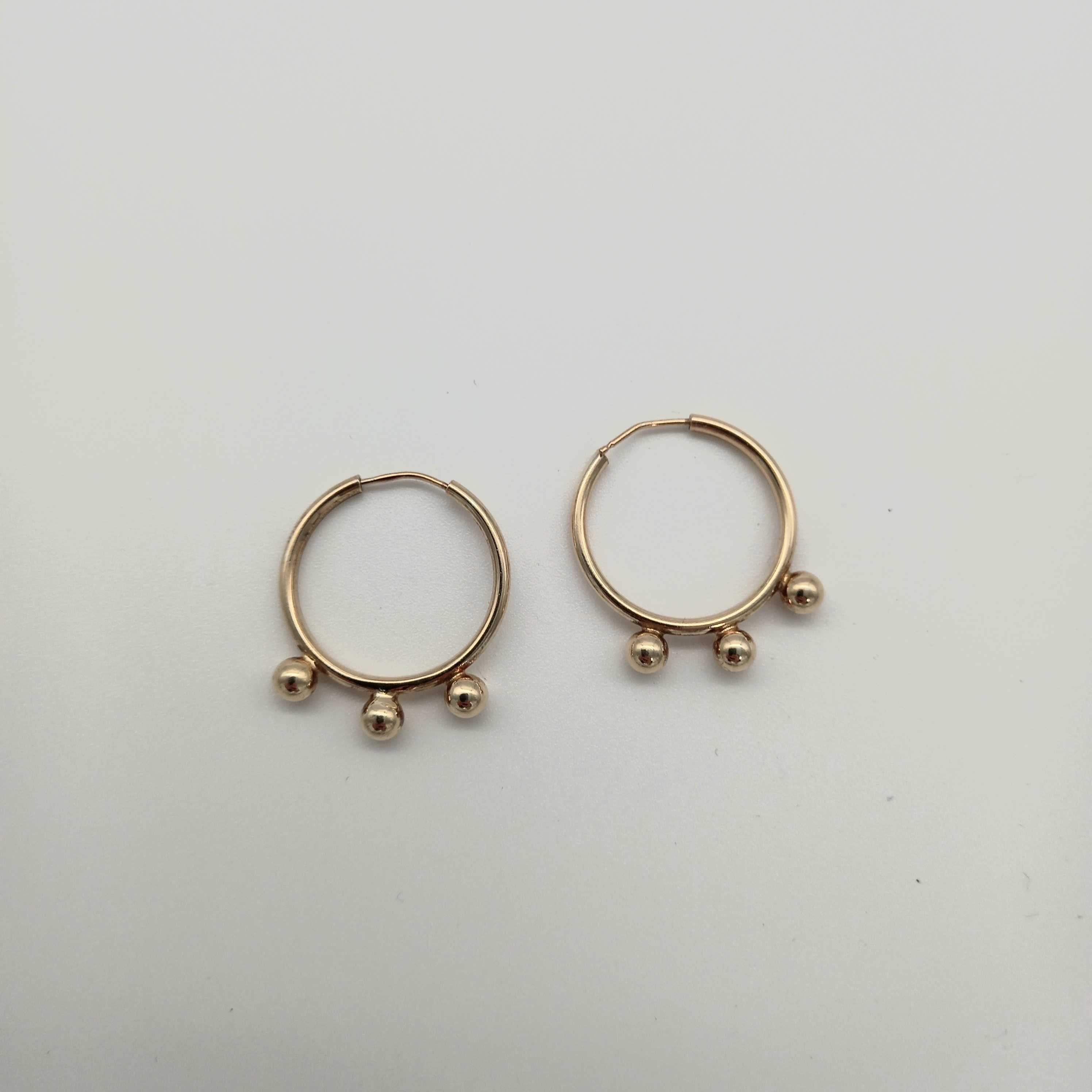 Jukserei Ohrringe "Villa Hoops" Gold