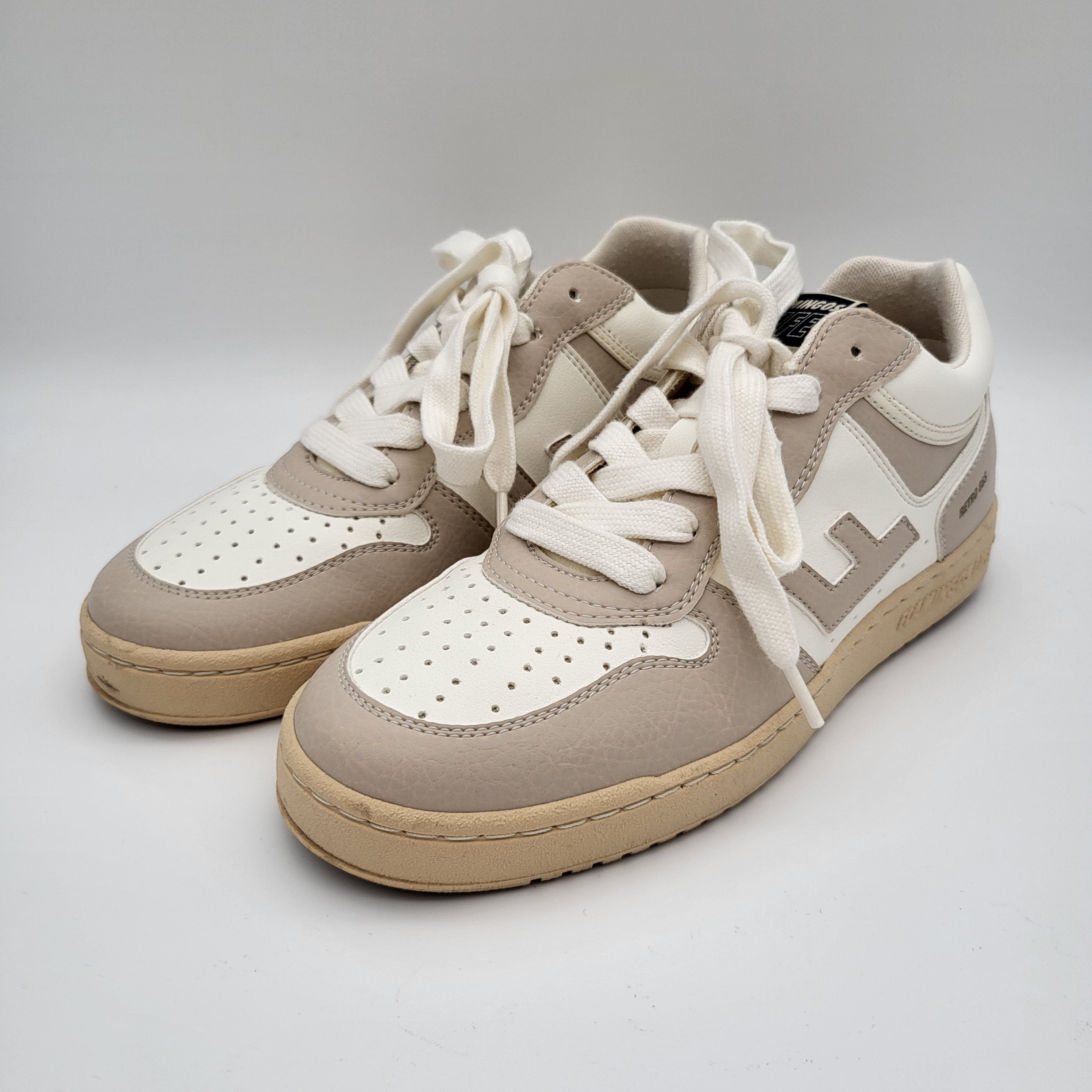 Flamingo's Life Unisex Sneaker "Retro 86s" - Dritte Wahl 37 Sand Vanilla