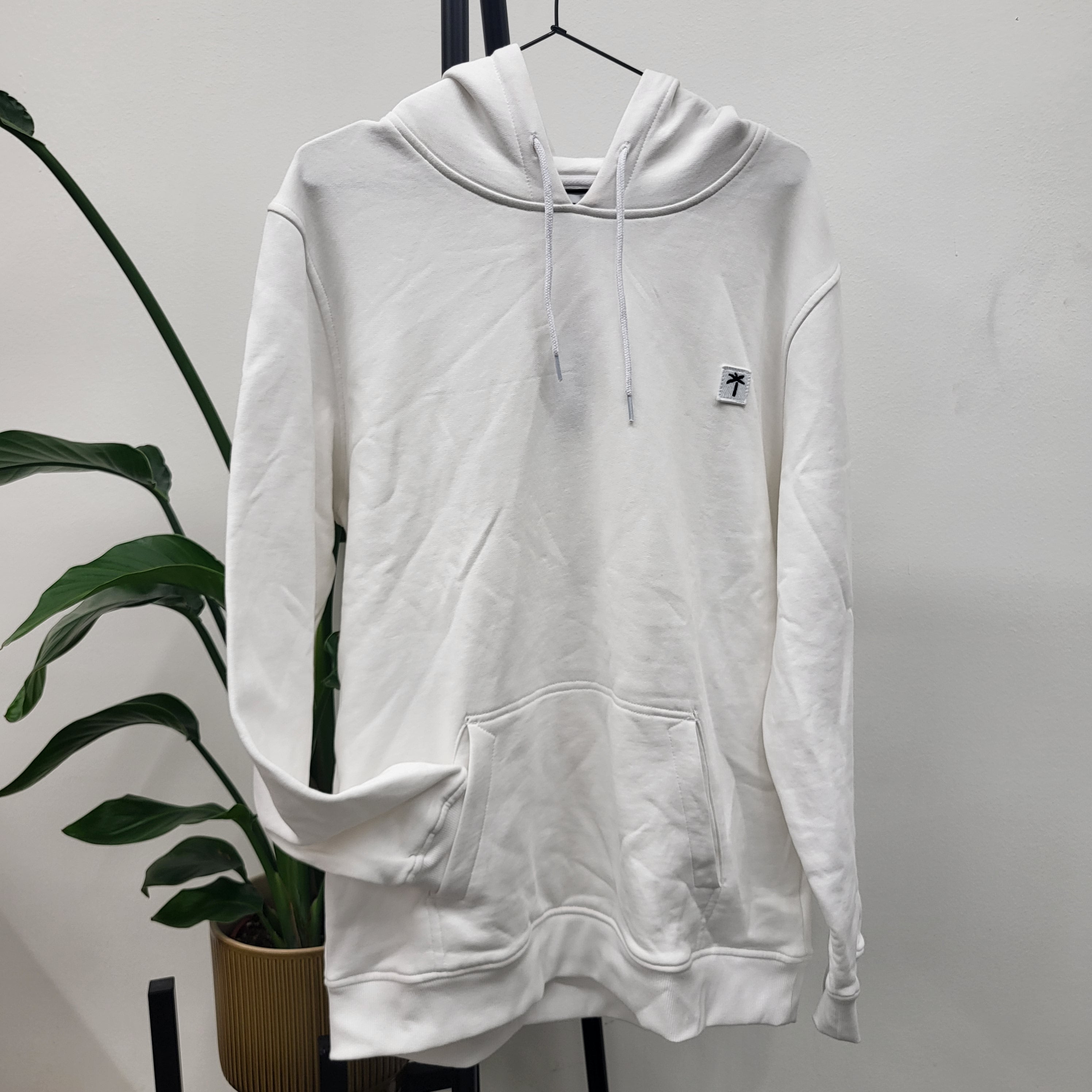 On Vacation Patch Hoodie "Palms" XL White