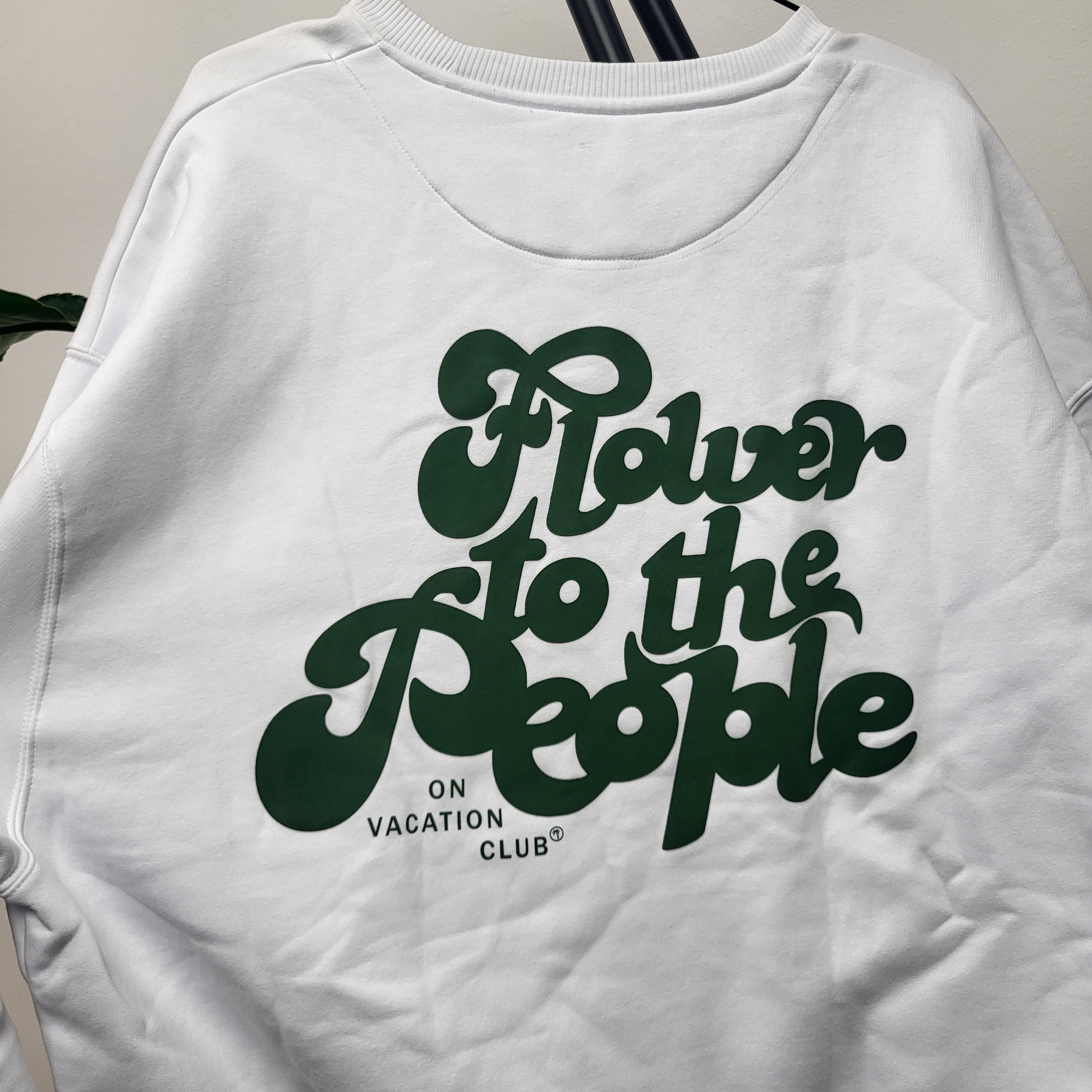 On Vacation Sweater "Flower to the People"