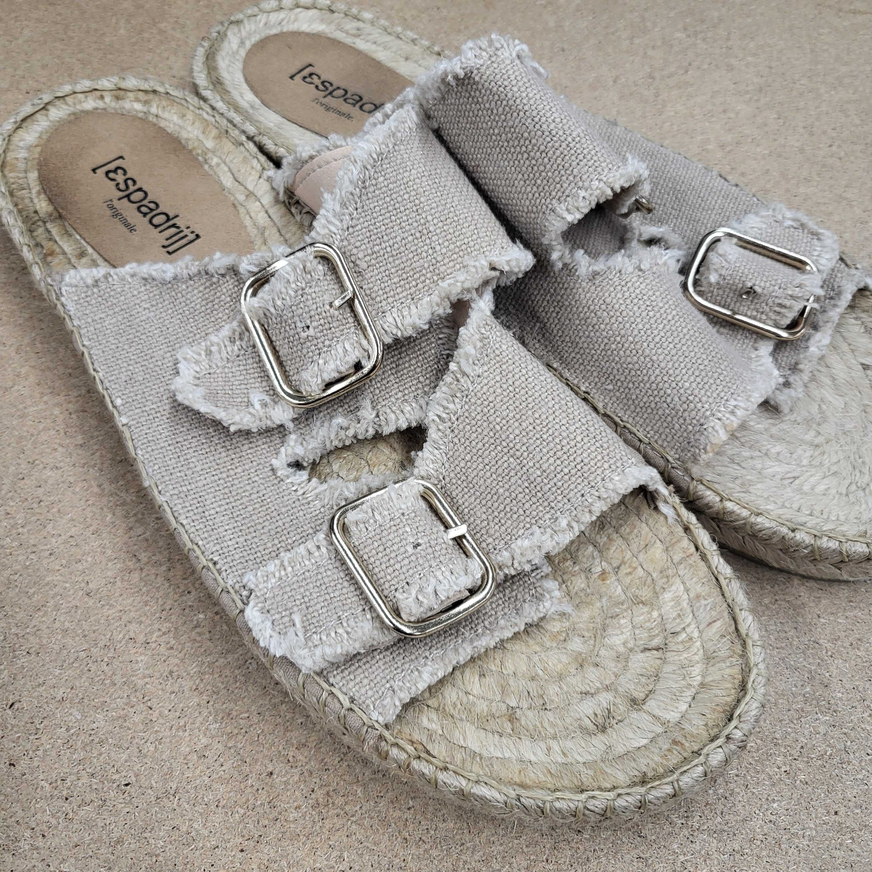 Espadrij l´originale Sommerschuh "CLAQUETTE LINEN" - Dritte Wahl
