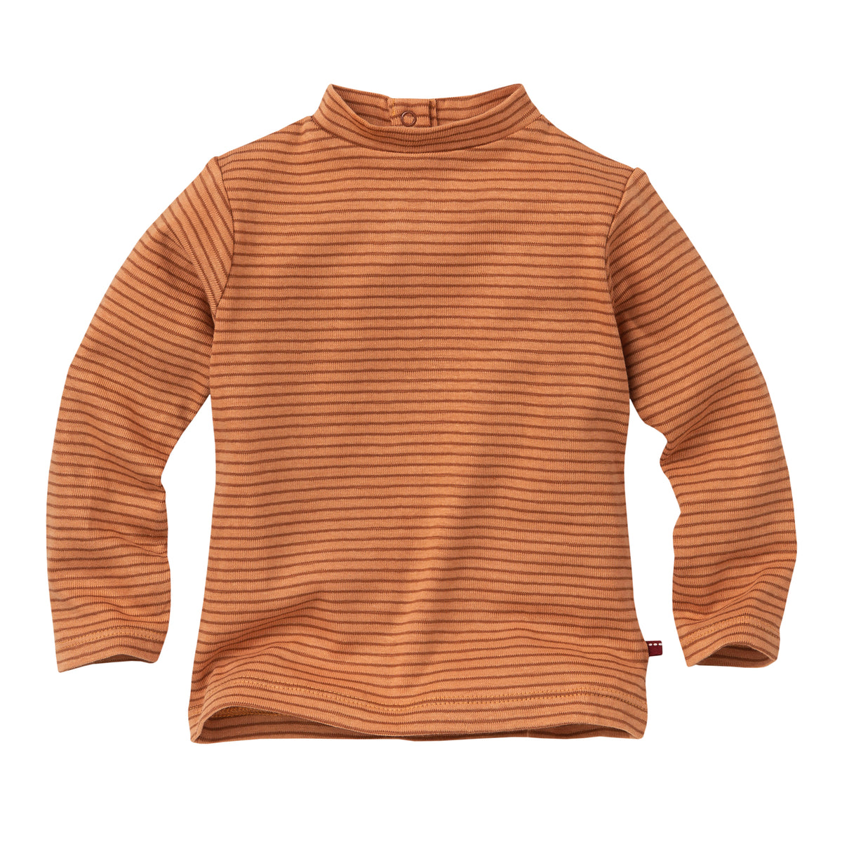 People Wear Organic Langarm-Shirt Stehkragen GOTS