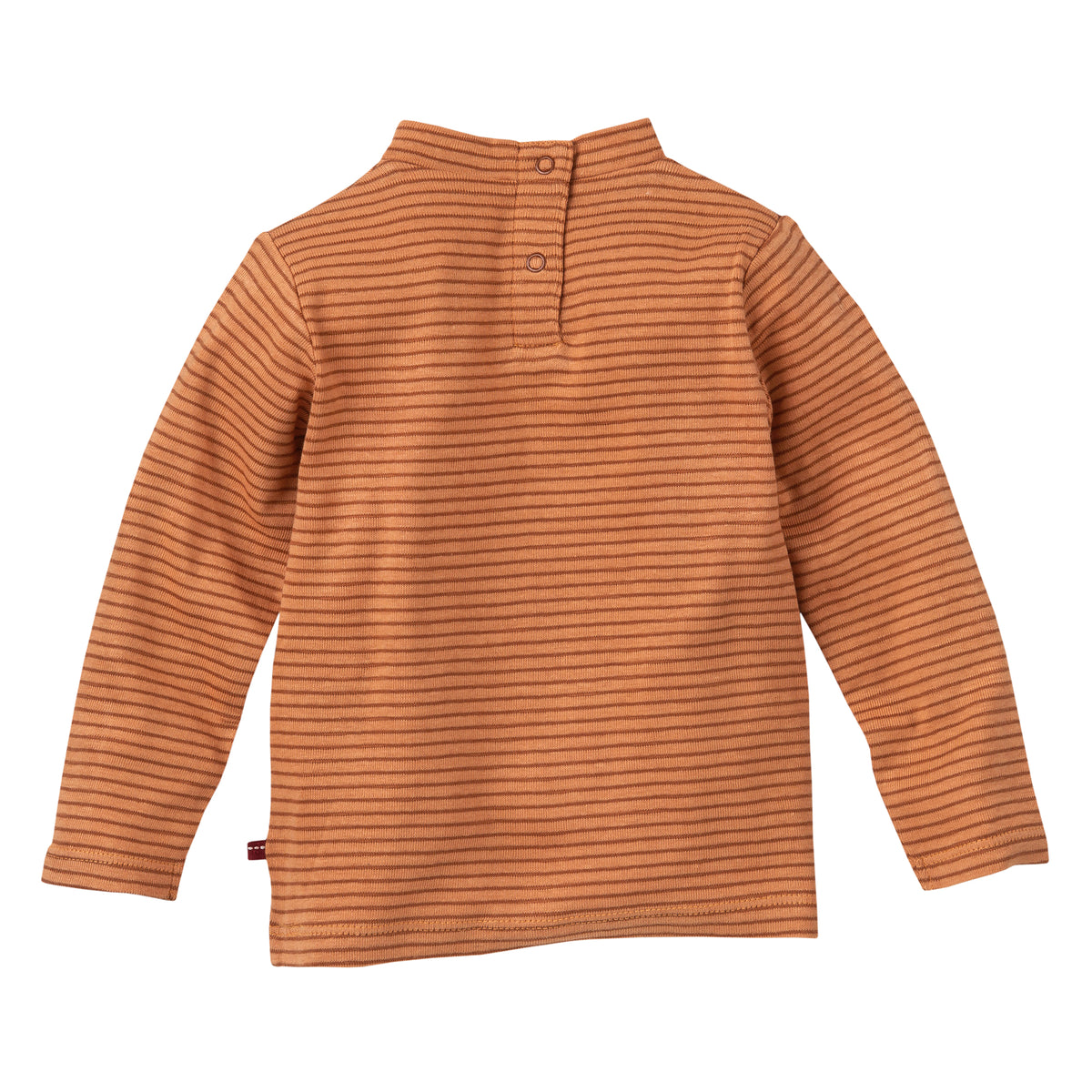 People Wear Organic Langarm-Shirt Stehkragen GOTS