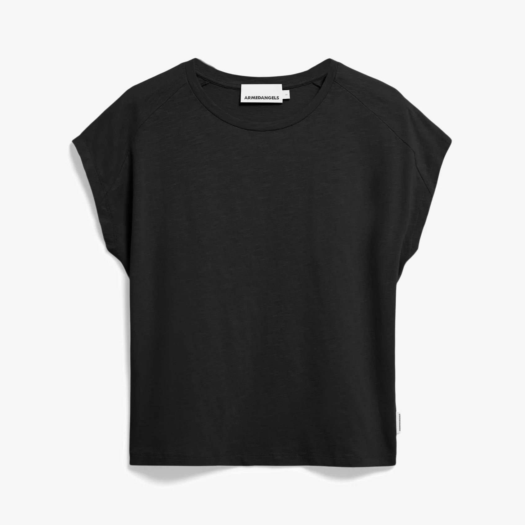 ARMEDANGELS Women Casual Jersey T-Shirt "ONELIAA" XXL Black