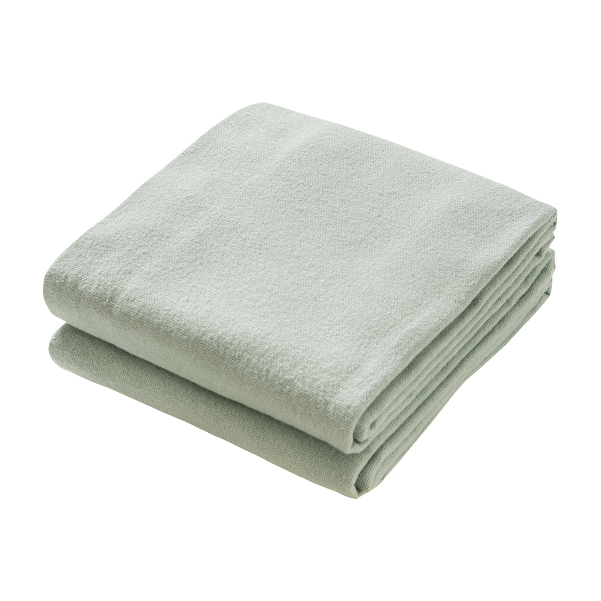 People Wear Organic Moltondecke 2er-Pack 80 x 80 cm Mint