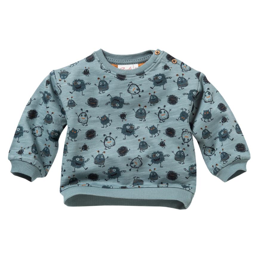 People Wear Organic Sweat-Pullover GOTS Eucalyptus Aop Frechdachse
