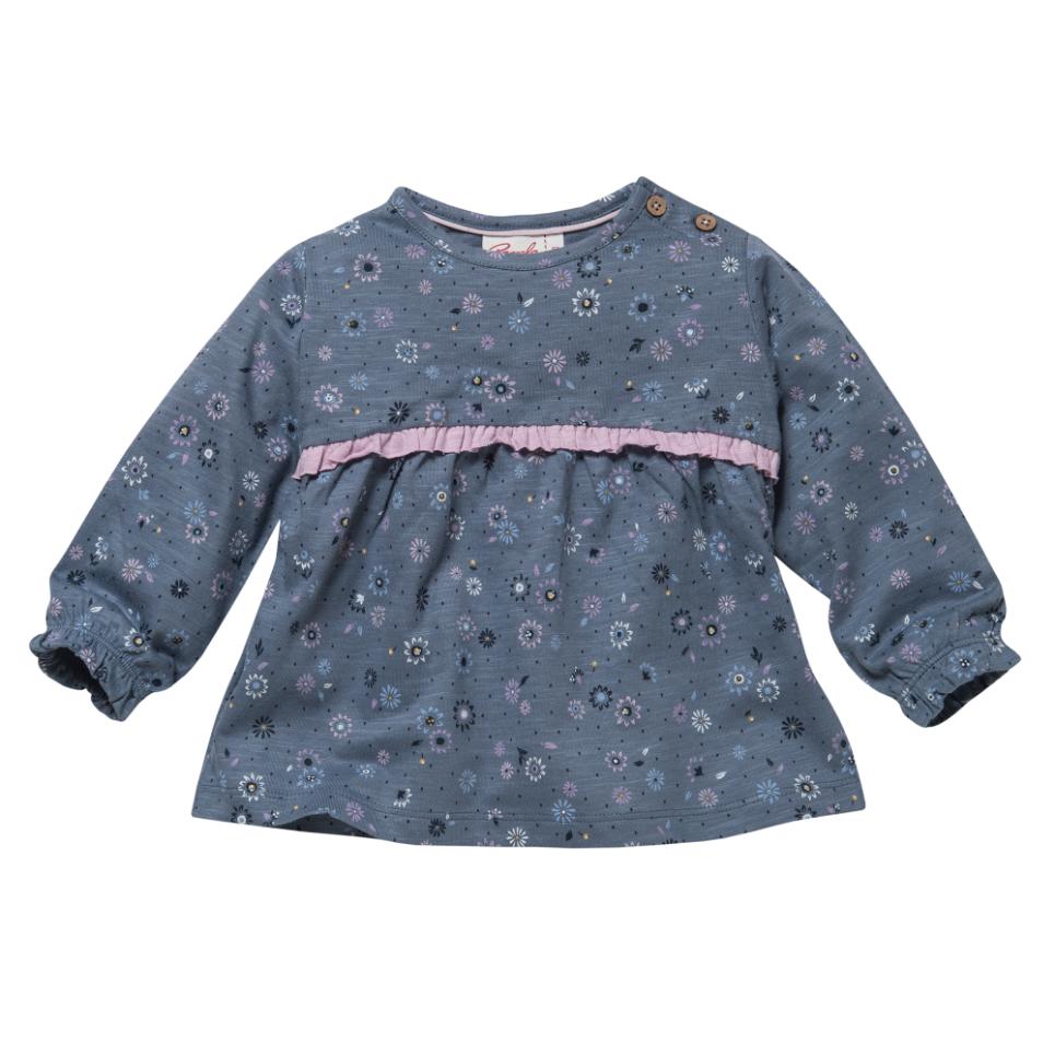 People Wear Organic Langarm-Shirt GOTS Ozean Aop Frühlingsblumen