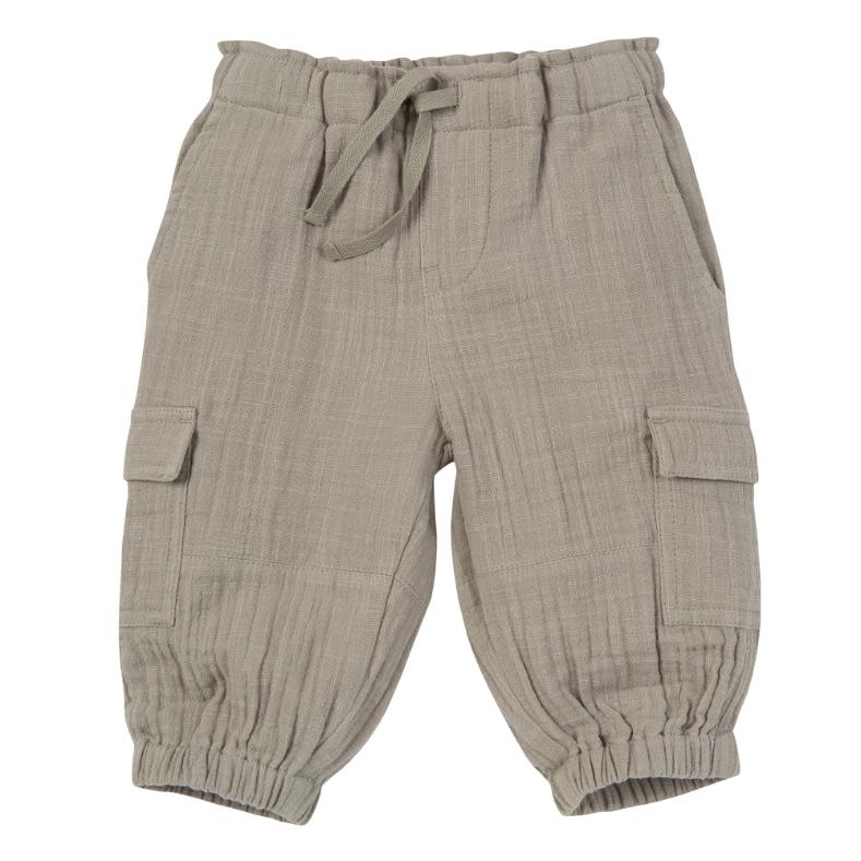 People Wear Organic Cargo-Hose GOTS Khaki