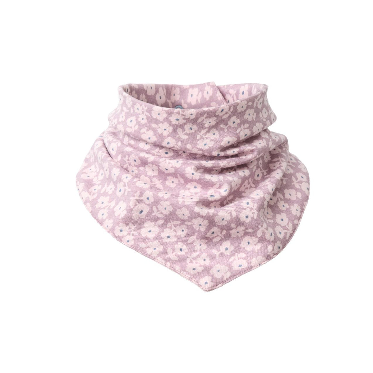 People Wear Organic Halsstuch GOTS One Size Dunkelmalve Aop Kleine Veilchen