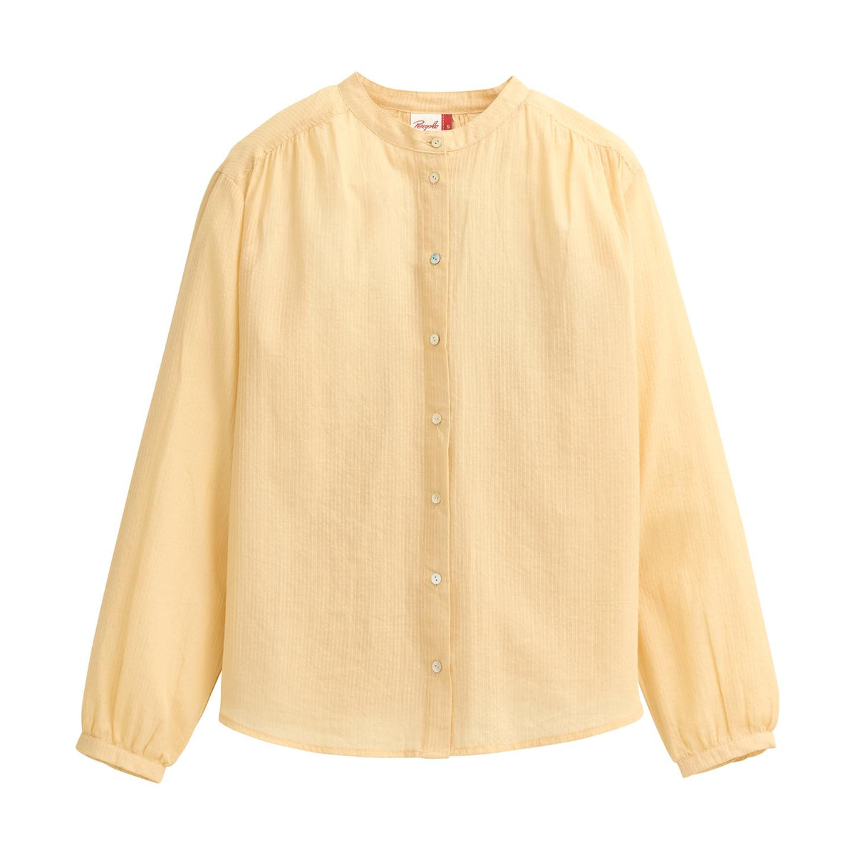 People Wear Organic Langarm-Bluse GOTS Marzipan