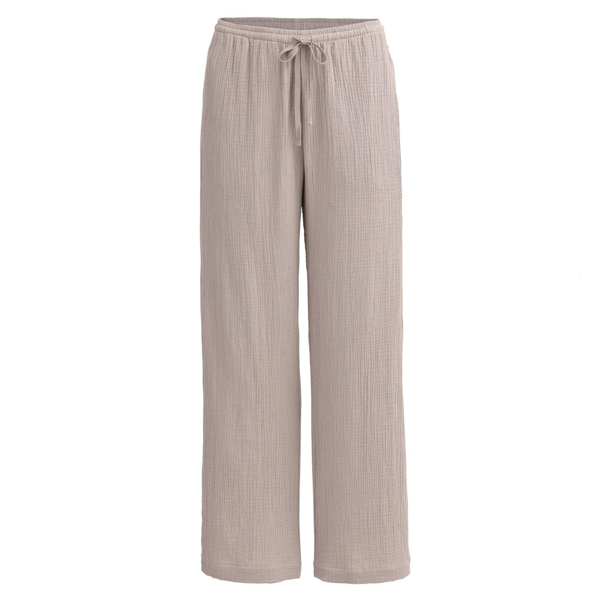 People Wear Organic Musselin-Hose GOTS Dunkelsand