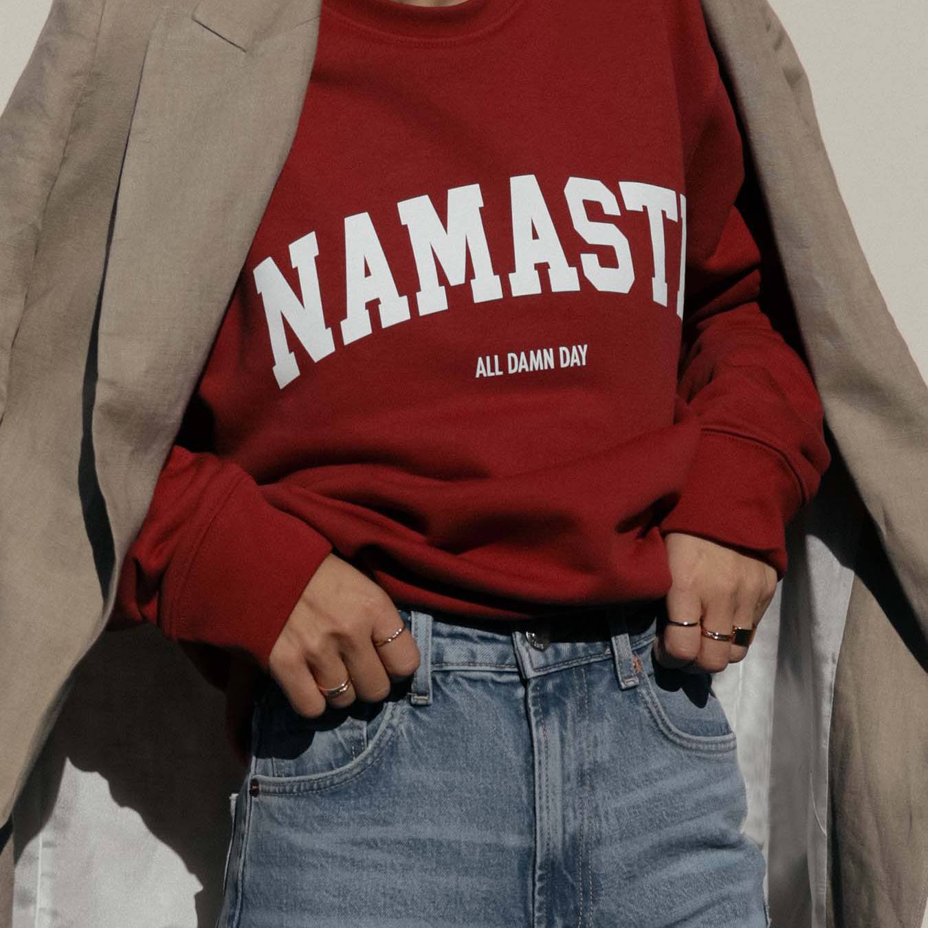Mady Morrison Sweater "Namaste"
