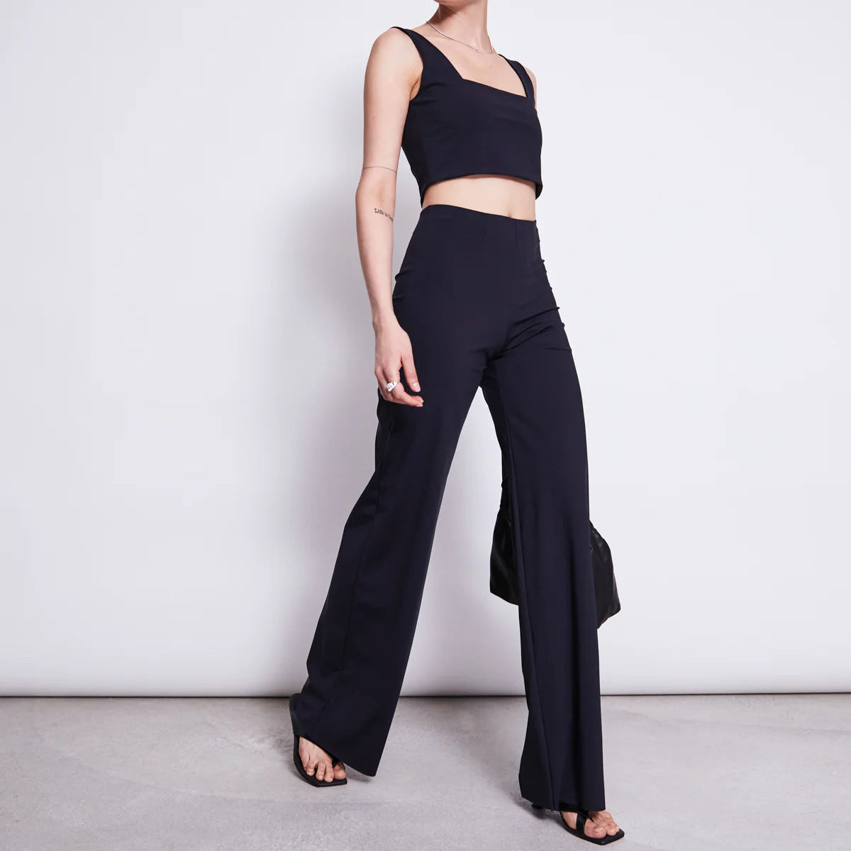 JAN N JUNE Wide Pants Marlene black Black