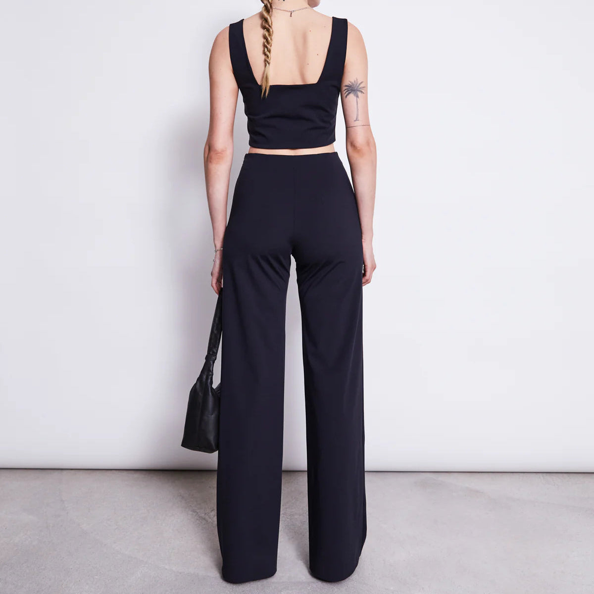 JAN N JUNE Wide Pants Marlene black