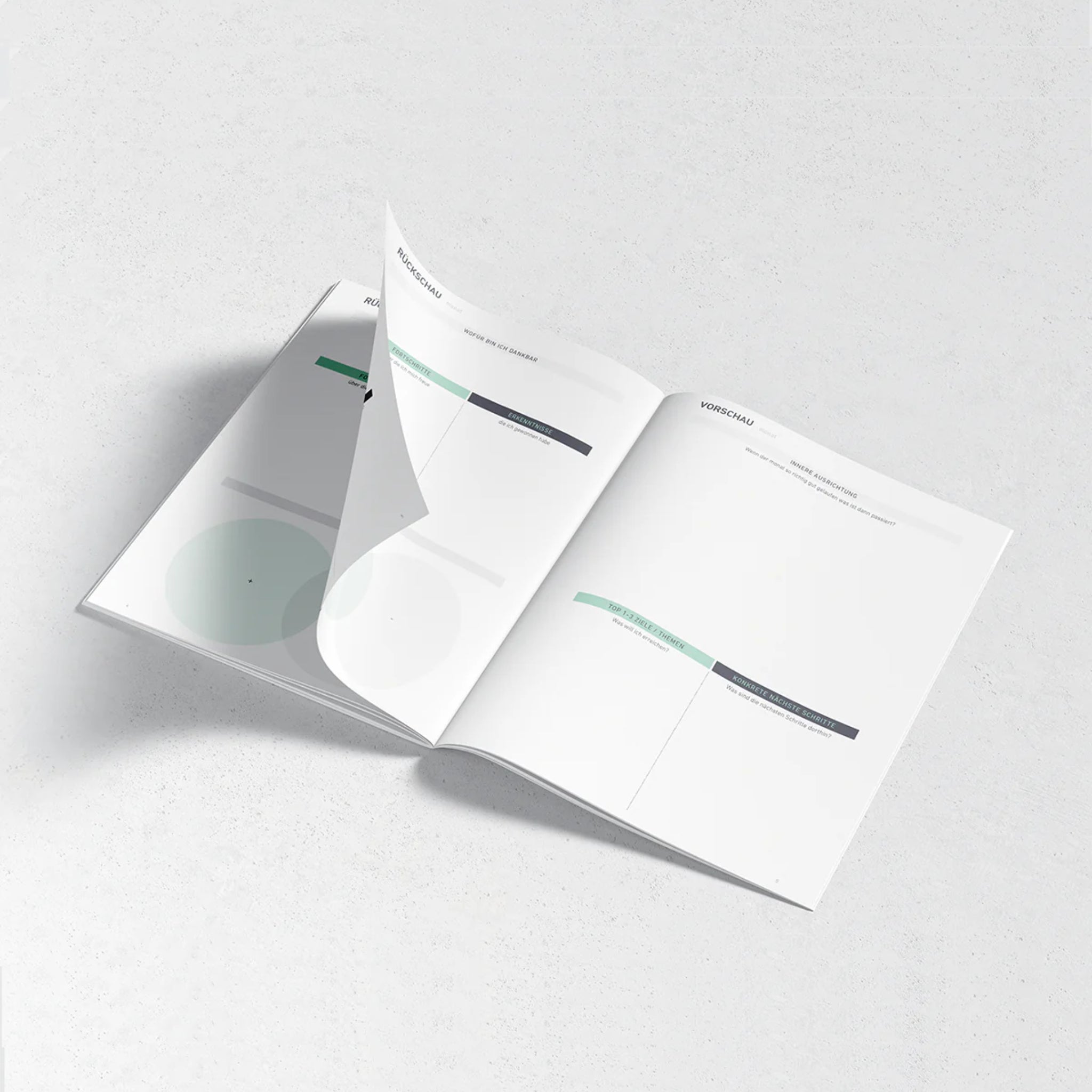 KLARHEIT Reflexionsheft "12 Wochen Focus Booklet" Klarheit steht dir